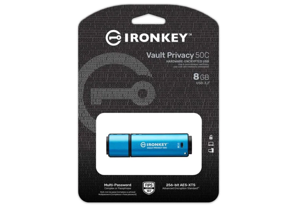 Kingston IronKey Vault Privacy 50C -   8 GB