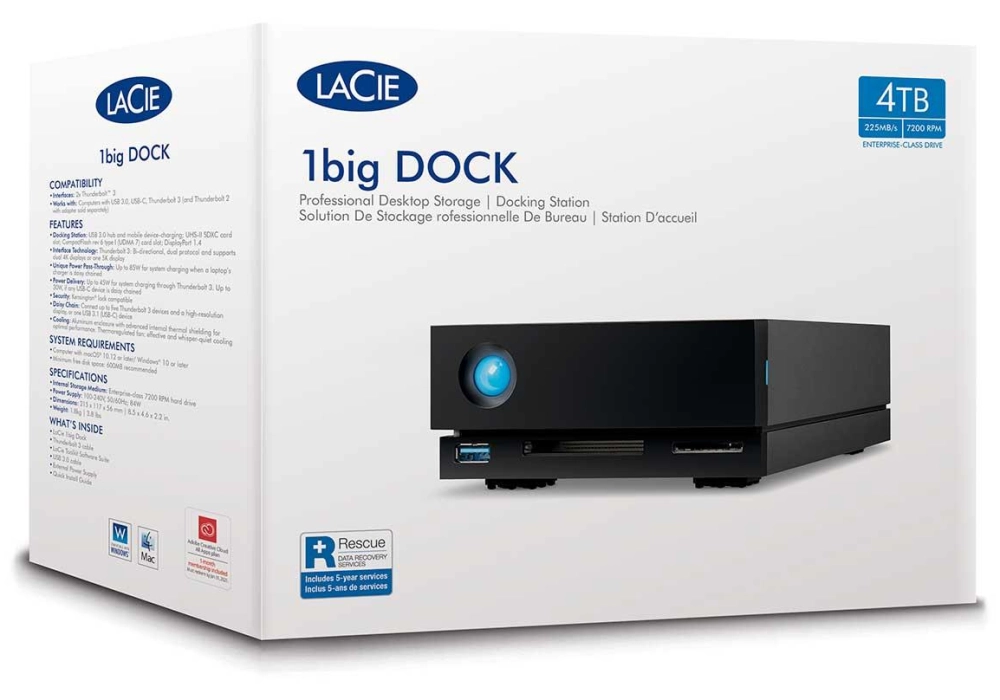 LaCie 1big Dock - 4.0 TB - STHS4000800