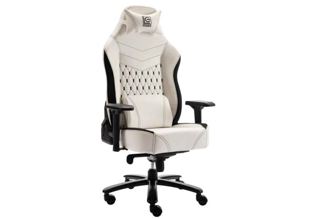 LC-Power Chaise de gaming LC-GC-800BW Blanc/Noir