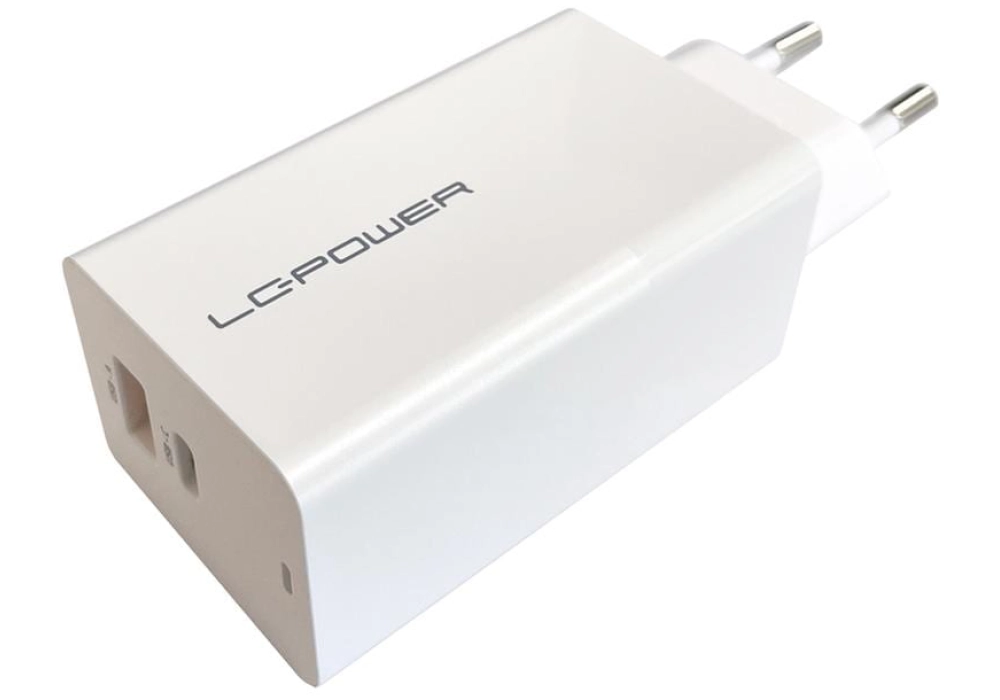 LC-Power Chargeur mural USB 65W (LC-CH-GAN-65) - LC-CH-GAN-65 