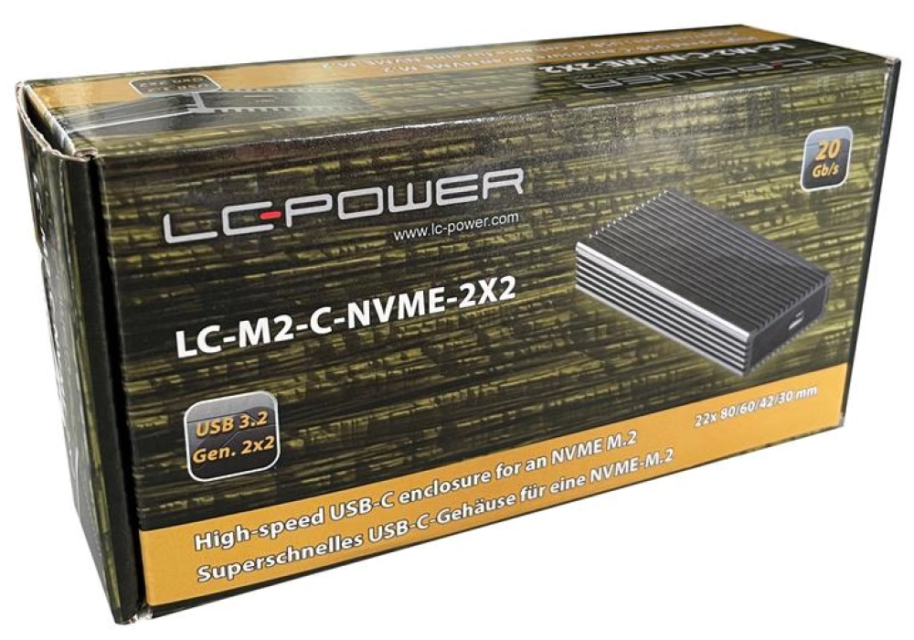 LC-Power LC-M2-C-NVME-2x2 M2