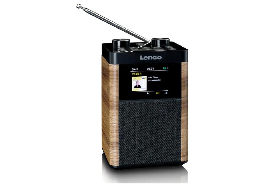 Lenco Radio DAB+ PDR-060WD Noir/Blanc