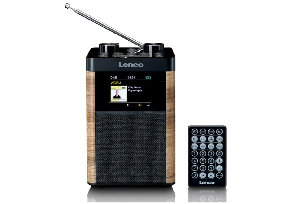 Lenco Radio DAB+ PDR-060WD Noir/Blanc