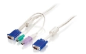 LevelOne ACC-2101 PS/2-USB & VGA KVM Cable - 1.80m