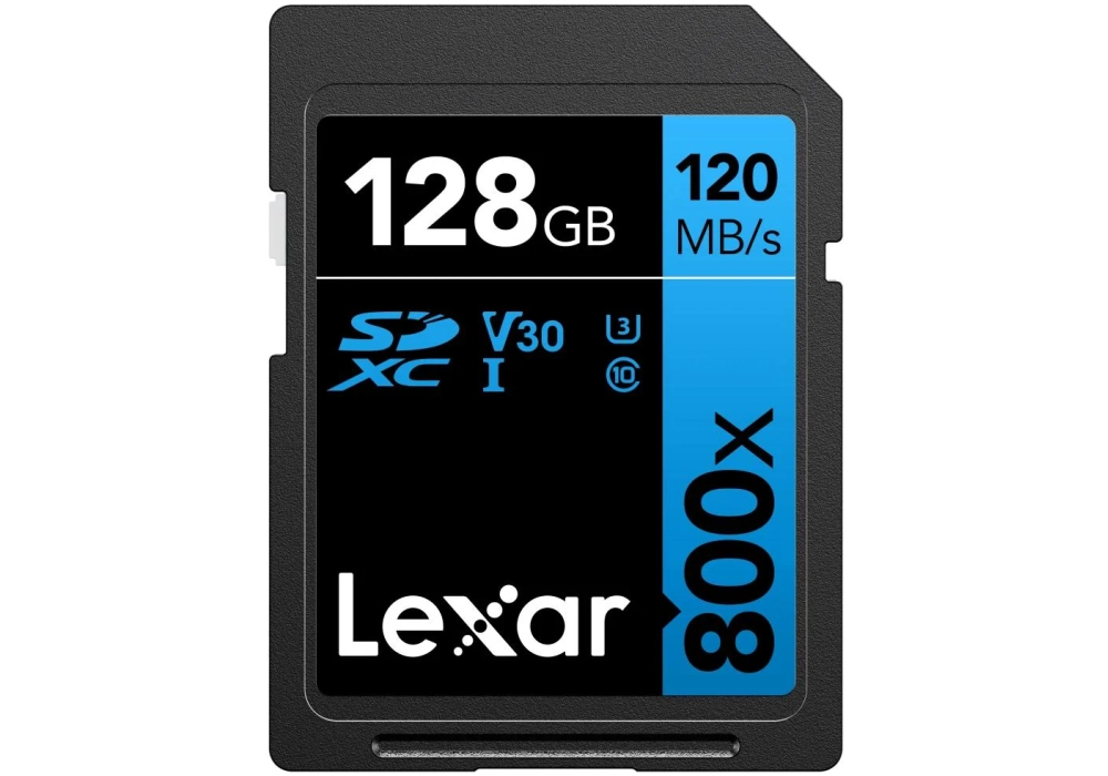 Lexar Carte SDXC High-Performance 800x BLUE Series 128 GB