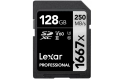 Lexar Carte SDXC Professional 1667x SILVER Serie 128 GB