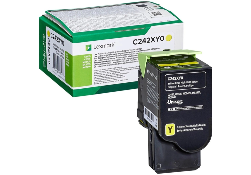 Lexmark Toner Cartridge C242XY0 - Yellow