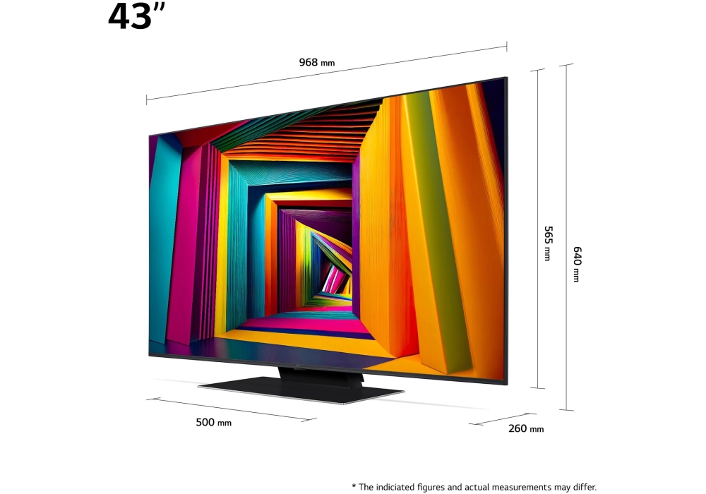 LG TV 43UT91006 43", 3840 x 2160 (Ultra HD 4K), LED-LCD