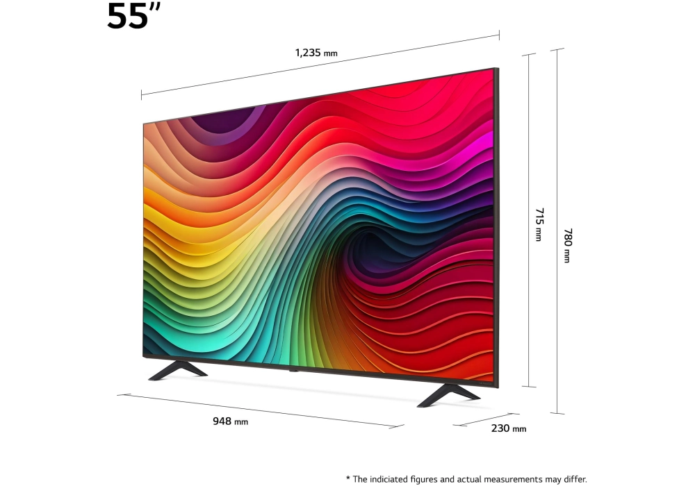 LG TV 55NANO82T6B 55", 3840 x 2160 (Ultra HD 4K), LED-LCD