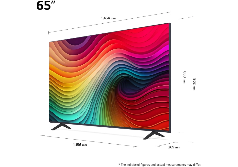 LG TV 65NANO81T6A 65", 3840 x 2160 (Ultra HD 4K), LED-LCD