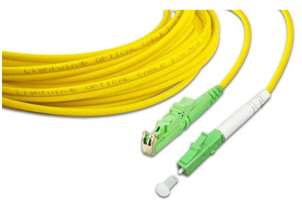 Lightwin Câble patch à fibre optique E2000/APC-LC/APC 15m