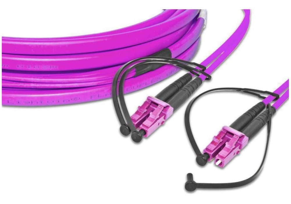 Lightwin Câble patch à fibre optique LC-LC, Multimode, OM4 - 0.50 m