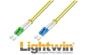 Lightwin Fibre Optic Cable Singlemode LC/APC-LC (Duplex) - 1m