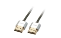 Lindy CROMO Ultra HD HDMI Slim Cable with Ethernet - 4.5 m