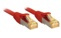 Lindy Network Cable Cat 7 SFTP (Red) - 0.3 m