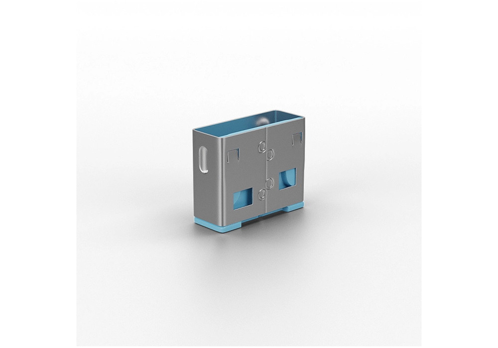 Lindy USB Port Lock - 10x (Blue)