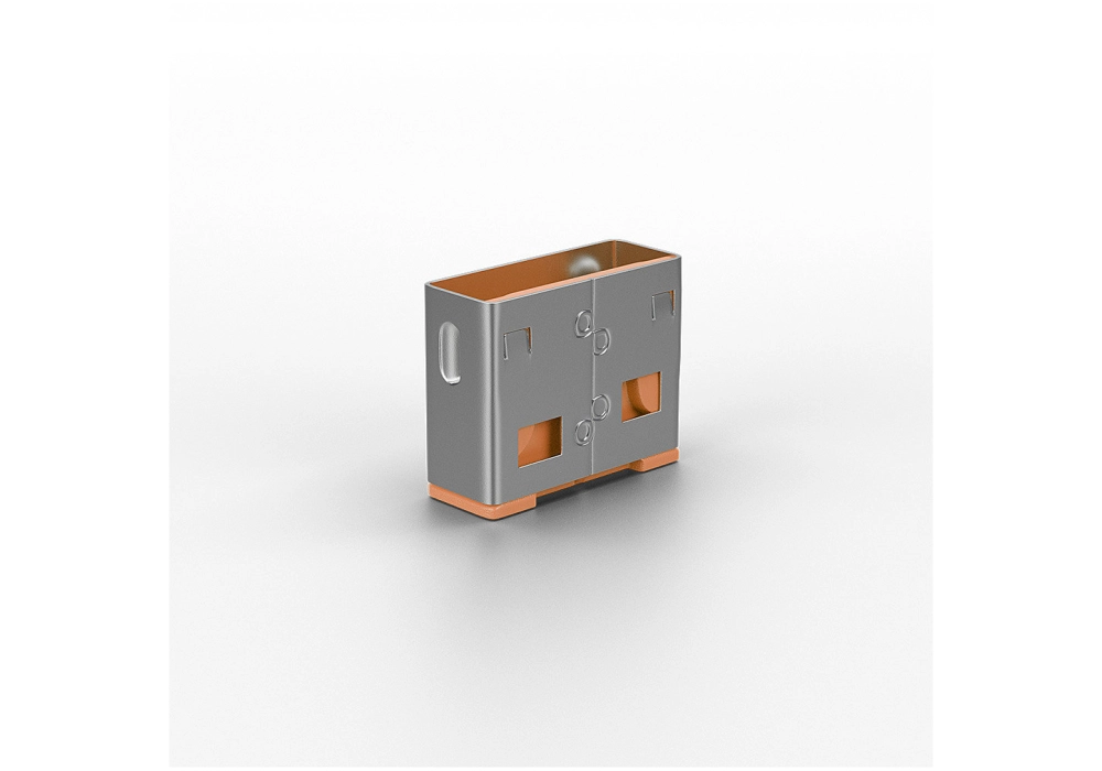 Lindy USB Port Lock - 10x (Orange)
