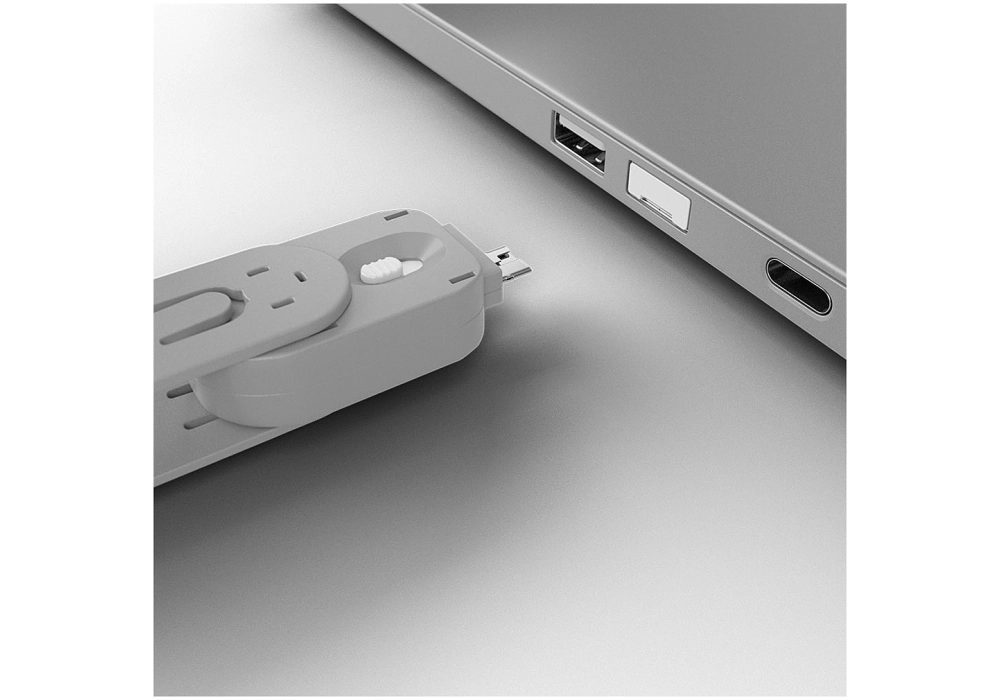 Lindy USB Port Lock - 4x - Tool Kit (White)