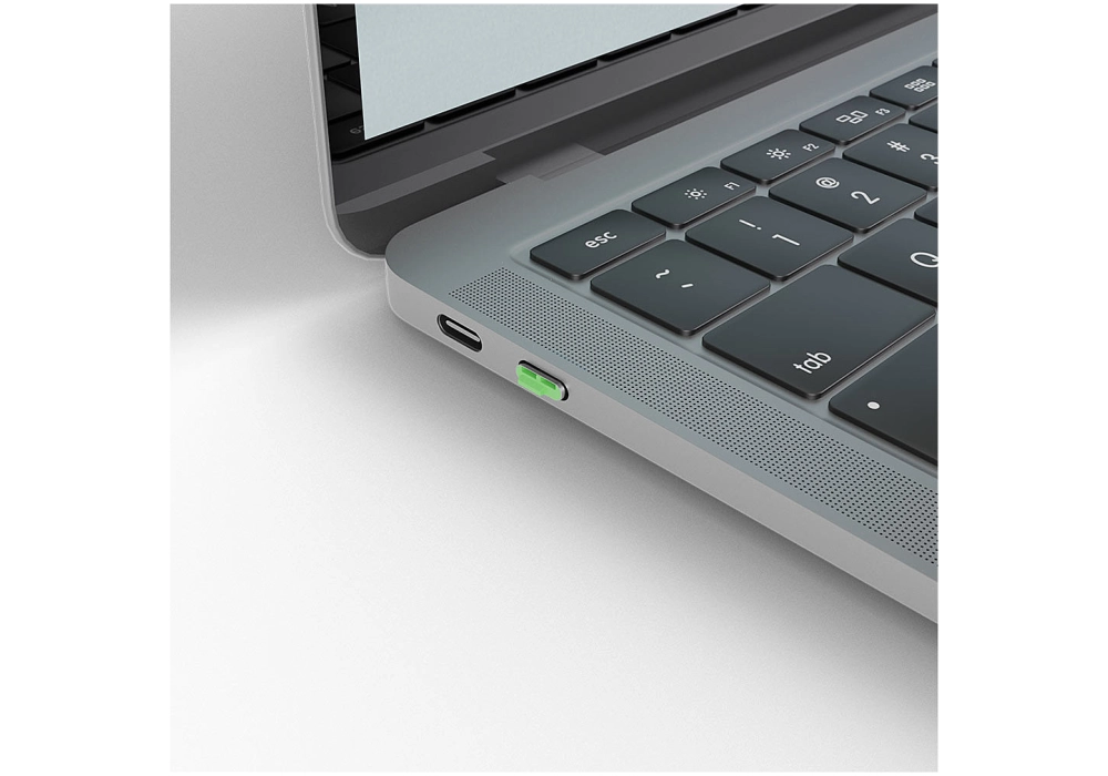 Lindy USB Type-C Port Lock - 10x (Green)