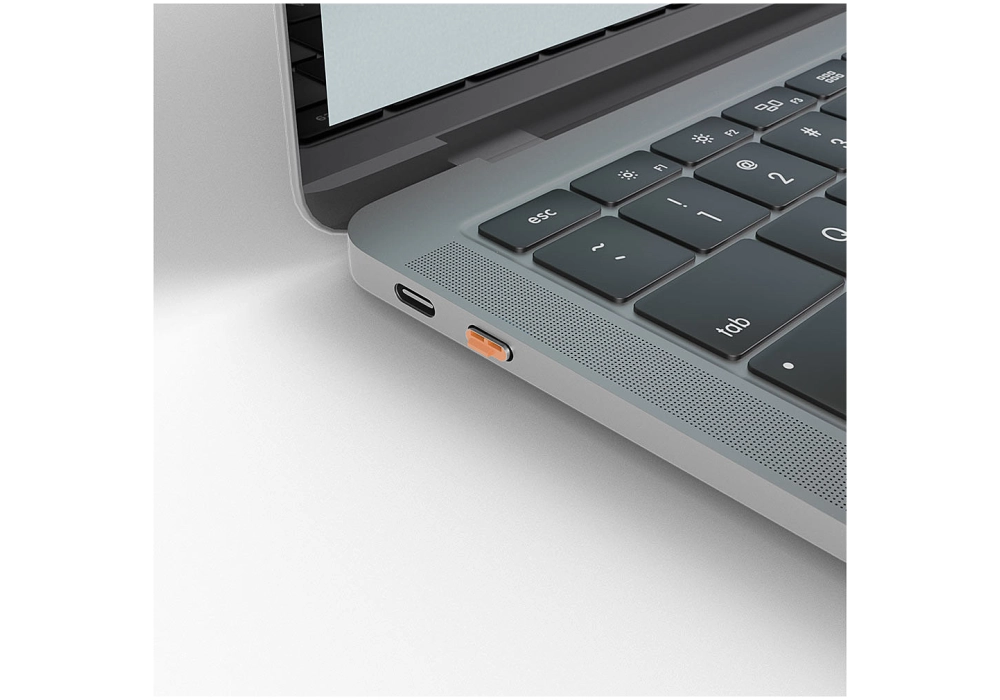 Lindy USB Type-C Port Lock - 10x (Orange)