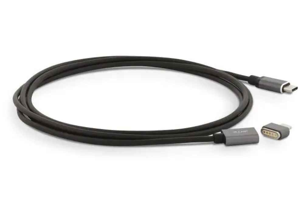 LMP USB Power Cable Magnetic Safety USB-C - USB-C - Space Gray - 1.8 m