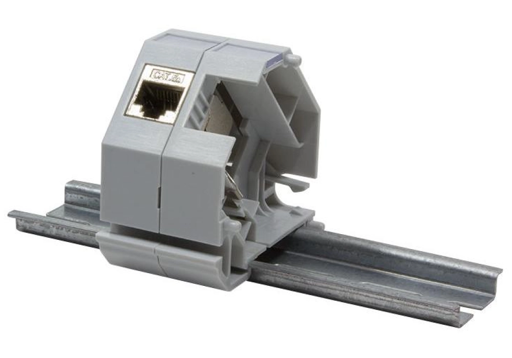 LogiLink DIN rail adapter for 1x RJ45 Keystone module