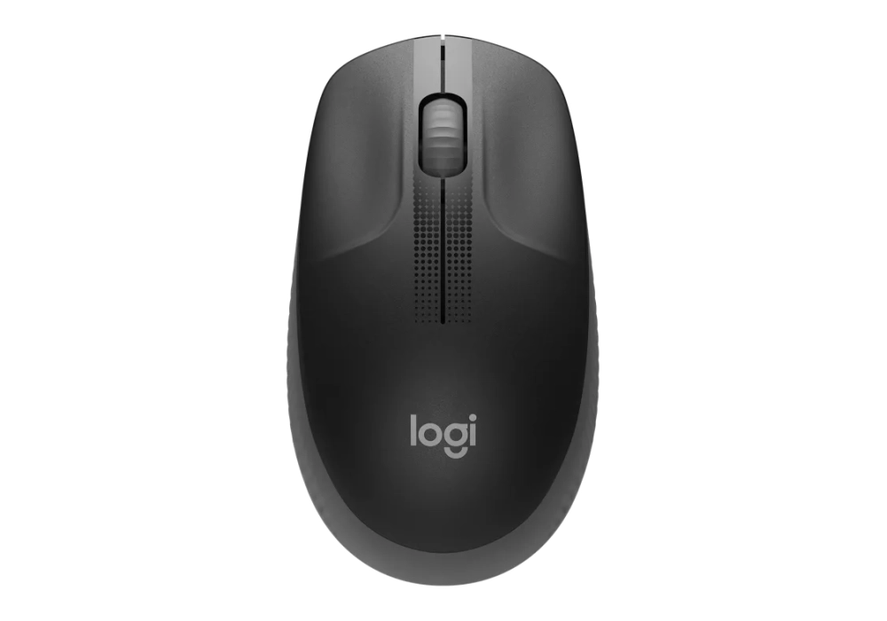Logitech Full-size Wireless Mouse M190 (Black)