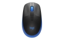 Logitech Full-size Wireless Mouse M190 (Blue)