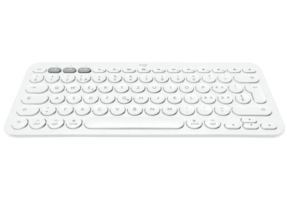 Logitech K380 Clavier Bluetooth multidispositif pour Mac (Blanc)