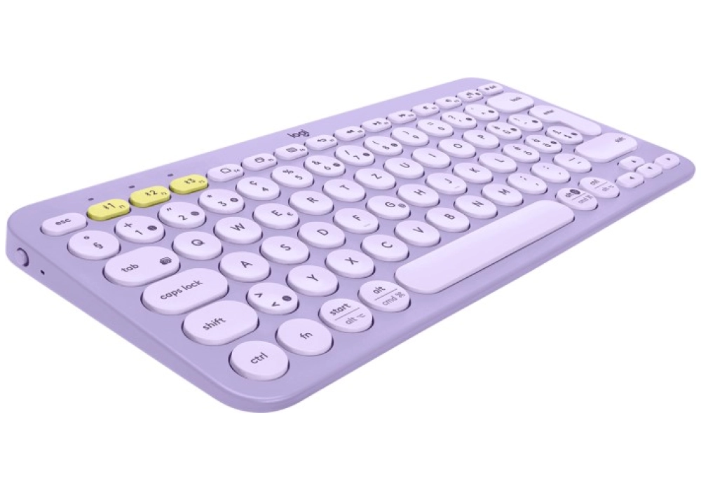 Logitech K380 Multi-Device Bluetooth Keyboard (Lavander) - CH Layout