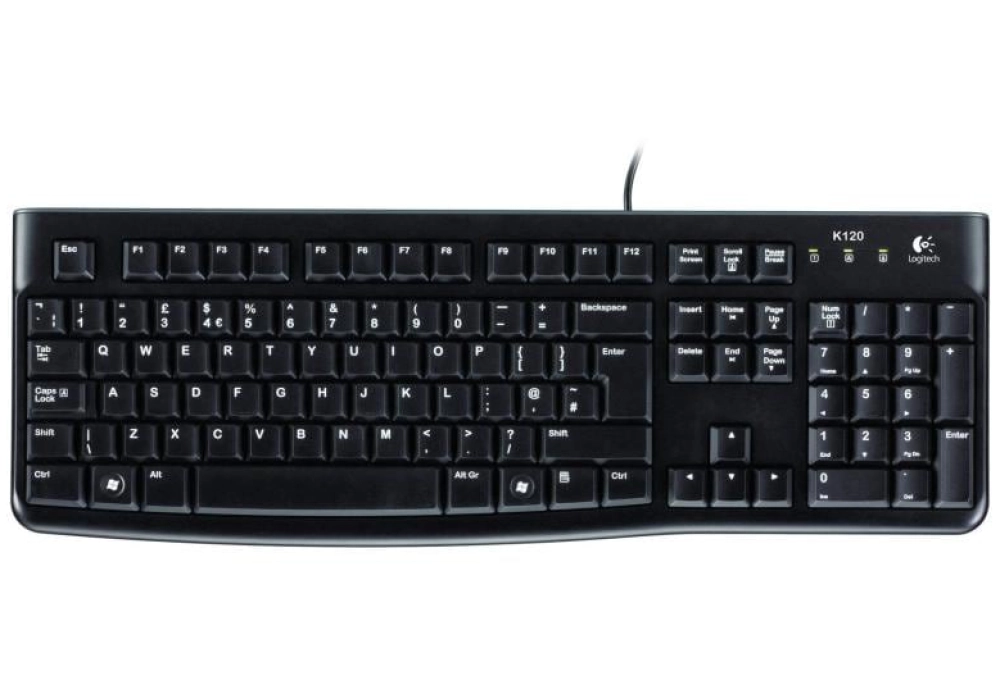 Logitech Keyboard K120 for Business (UK Layout)