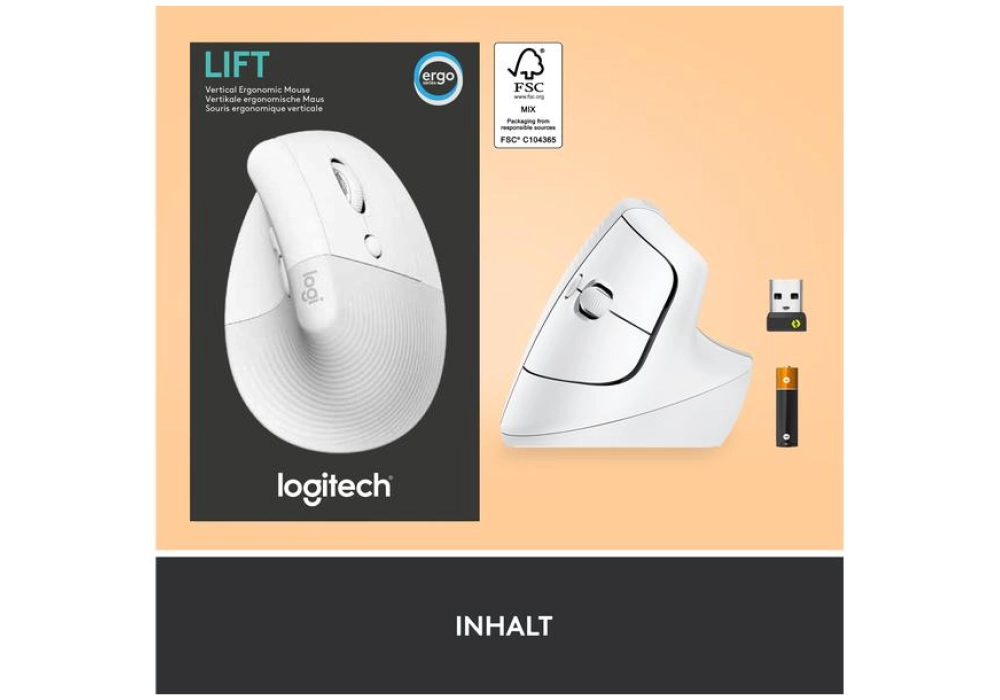 Logitech Lift (Off-white)