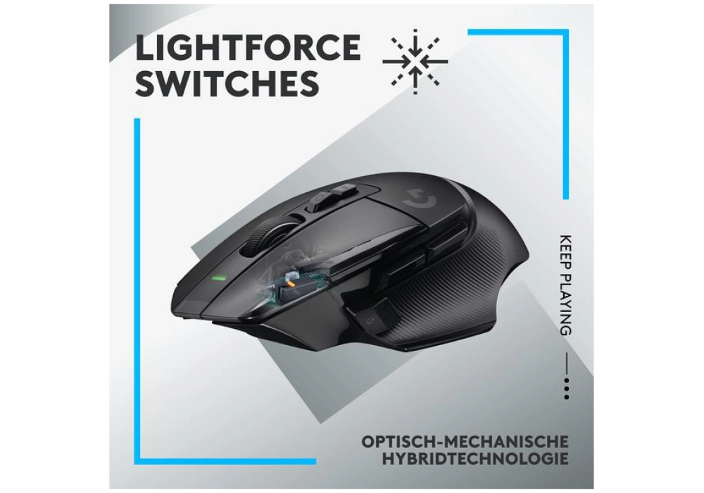 Logitech Mouse G502 X Lightspeed (Noir)