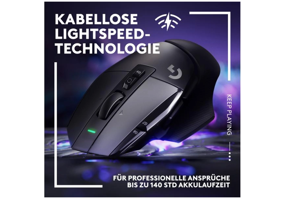 Logitech Mouse G502 X Lightspeed (Noir) - 910-006180 