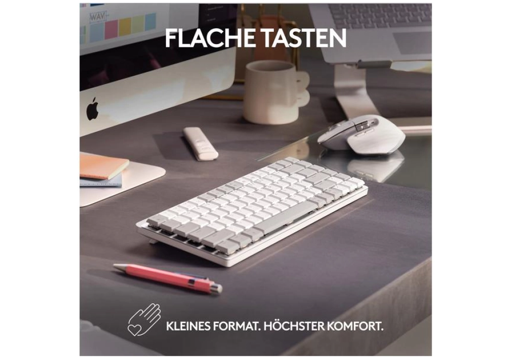 Logitech MX Mechanical Mini for Mac (Blanc - CH)