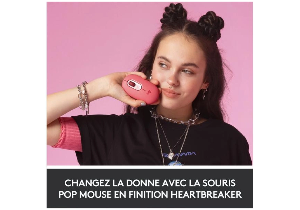 Logitech POP Mouse (Heartbreaker Rose)