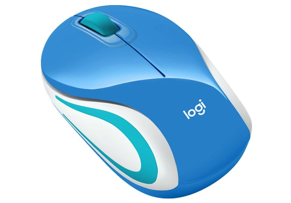 Logitech Wireless Mini Mouse M187 (Blue)