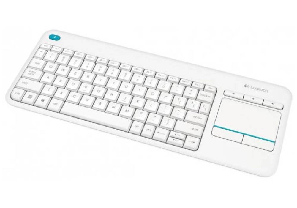 Logitech Wireless Touch Keyboard K400 Plus (White) US Int. Layout