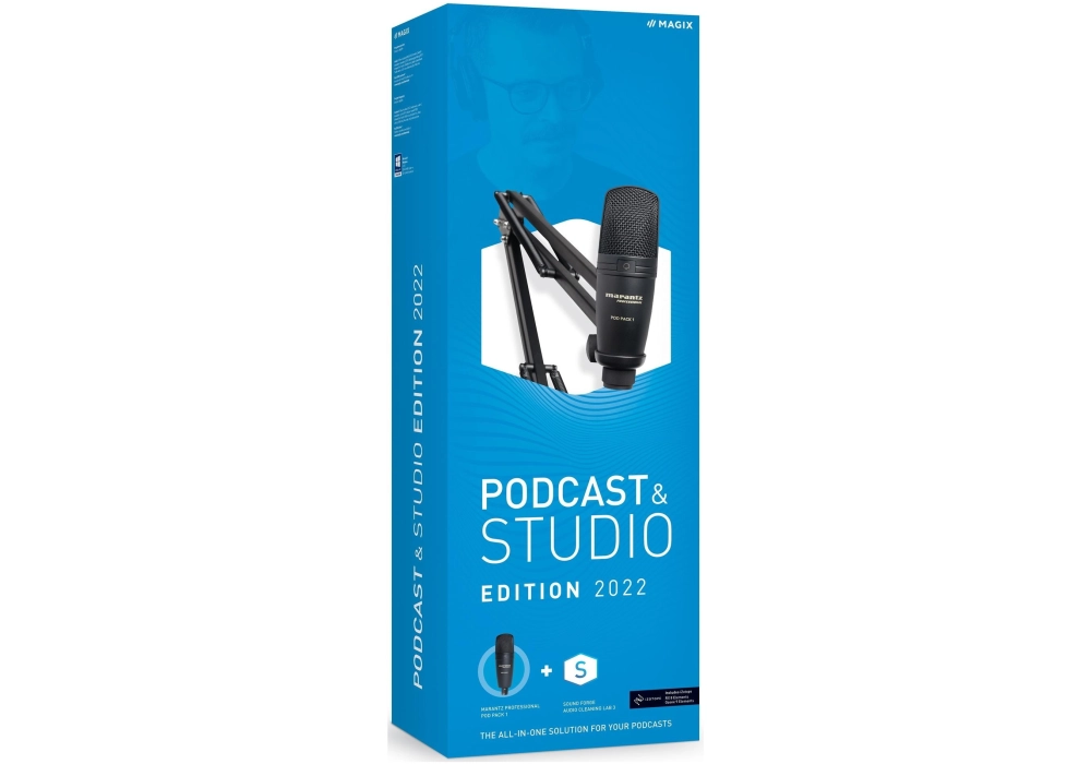 Magix Podcast + Studio Edition 2022 Box, version complète (PC)
