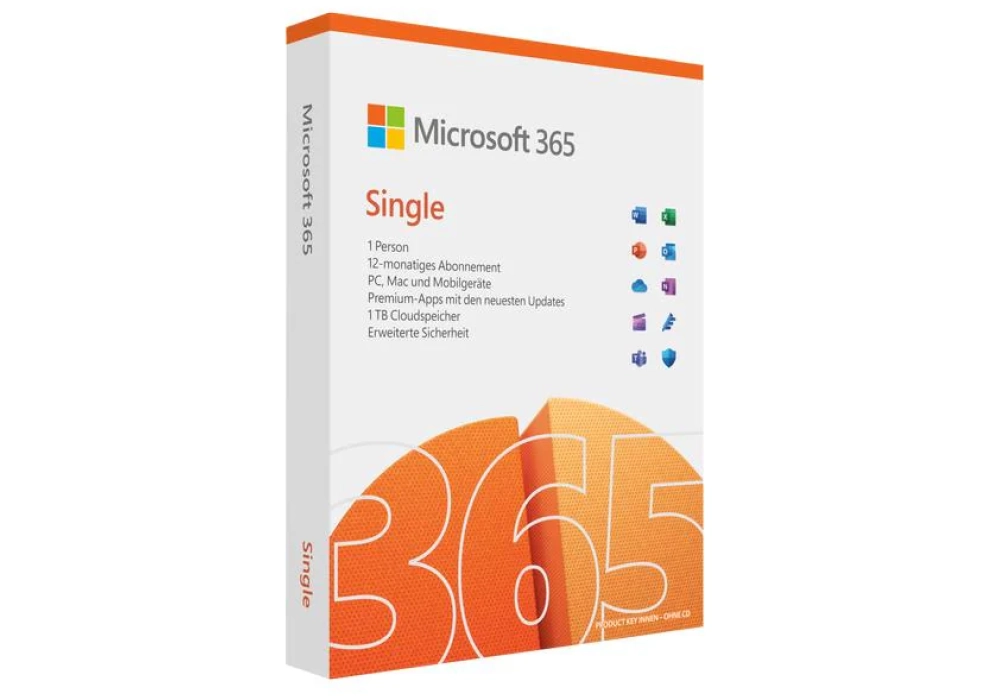 Microsoft 365 Personal Boîte, 1 Utilisateur, Allemand 