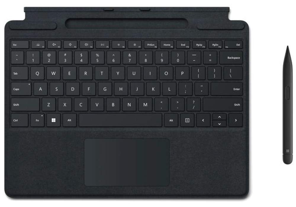 Microsoft Surface Pro 8 / 9 / X Signature Keyboard + Slim Pen 2 (Noir - CH)