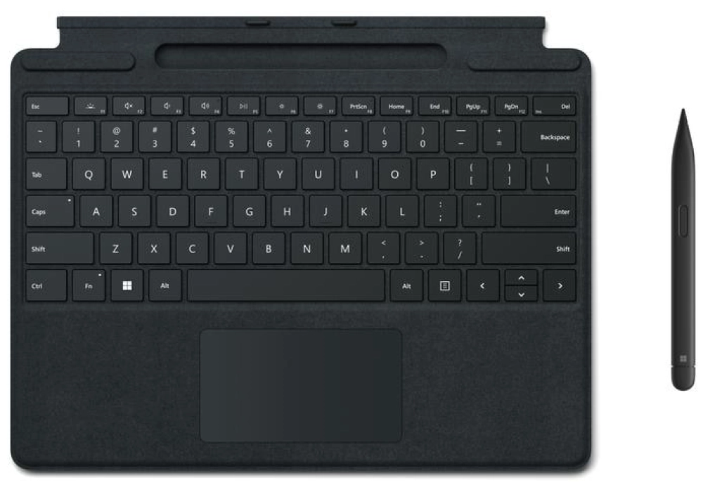 Microsoft Surface Pro 8/X Signature Keyboard + Slim Pen 2 (Noir)