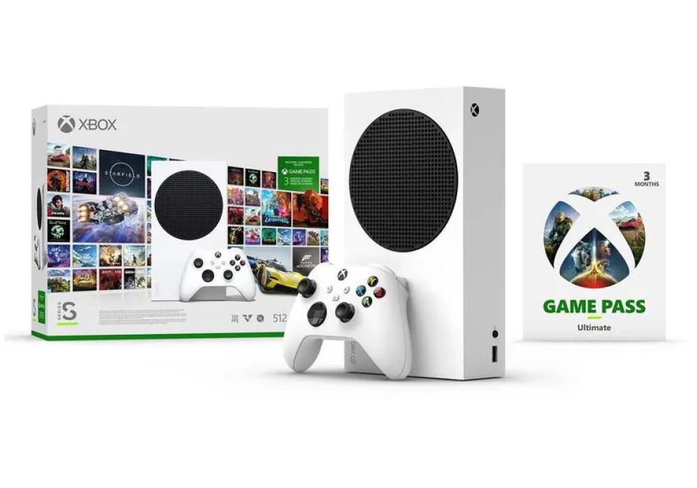 Microsoft Xbox Series S 512 GB 3 mois de Game Pass inclus