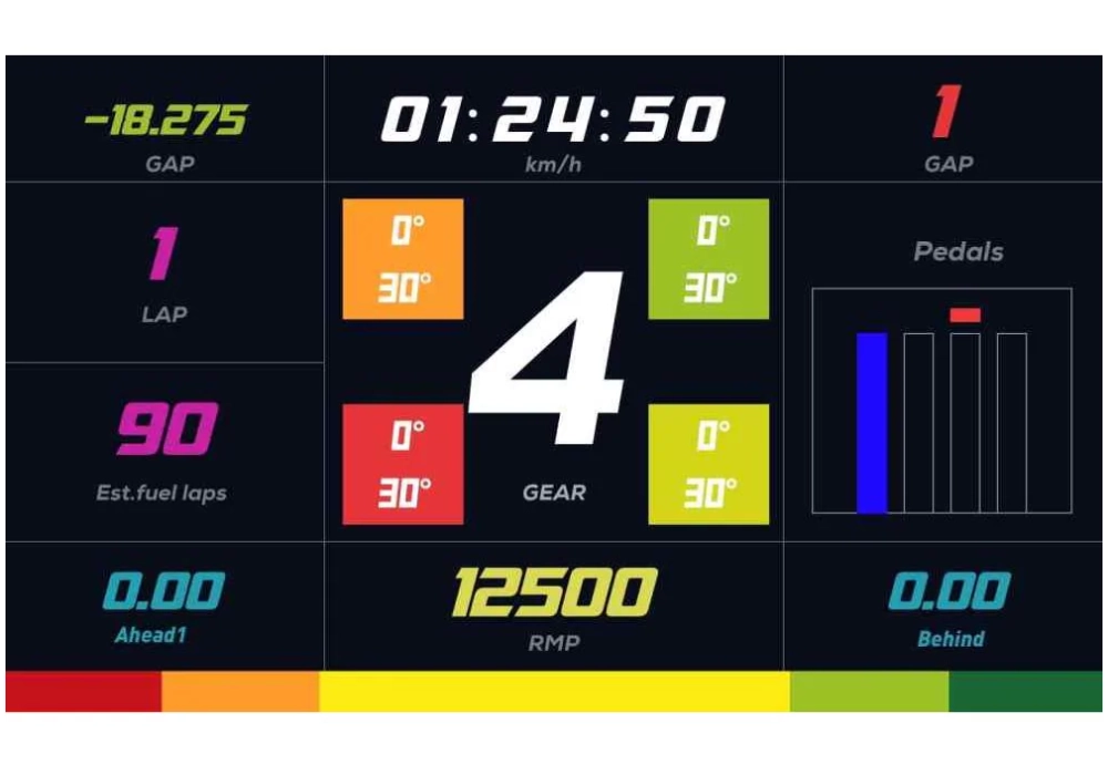 MOZA Racing RM High-Definition Digital Dashboard