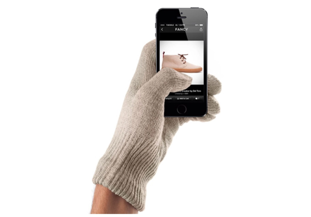 Mujjo Touchscreen Gloves - Size M/L (Sandstone)