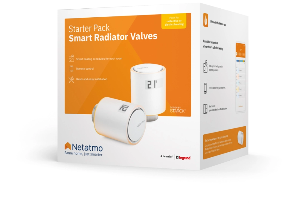 Netatmo Smart Radiator Valves Starter Pack 