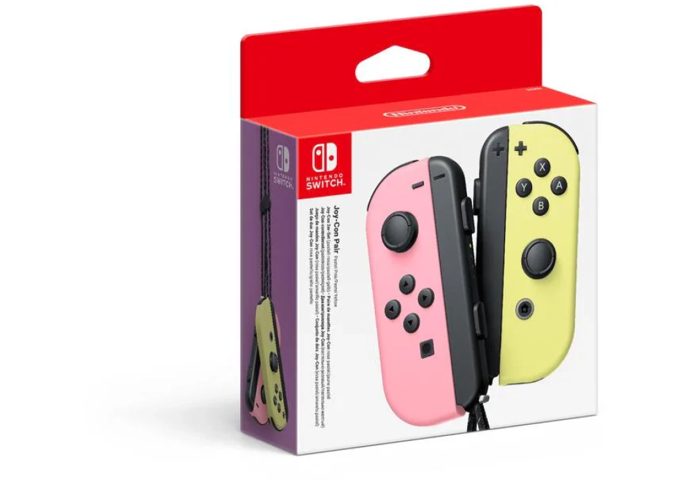 Nintendo Joy-Con Set (rose pastel/jaune)