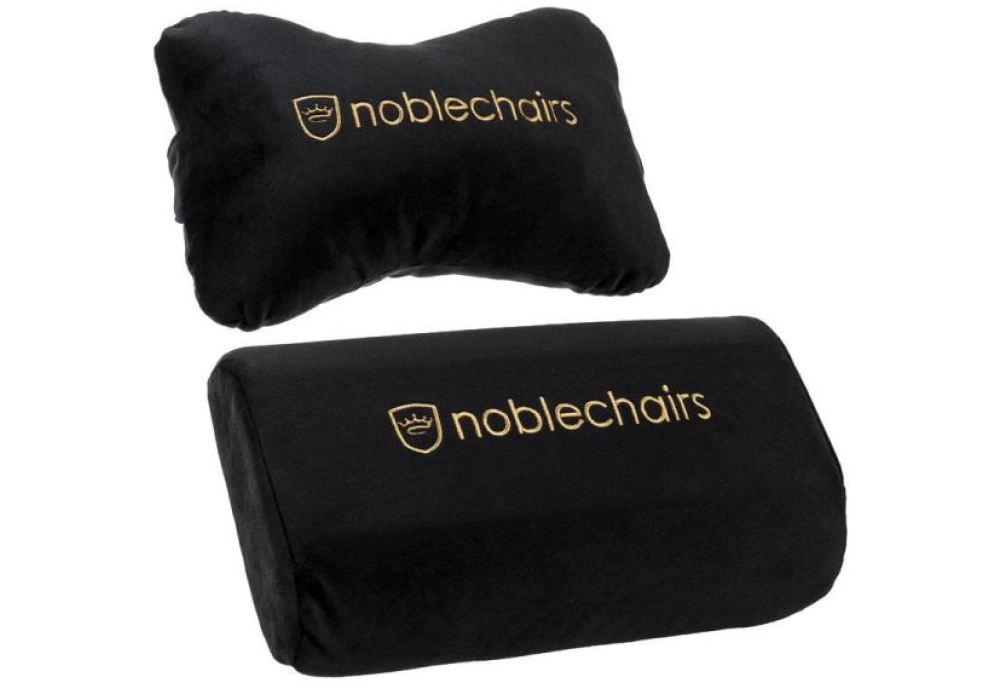 Noblechairs Kit de coussins EPIC/HERO/ICON - Black/Gold