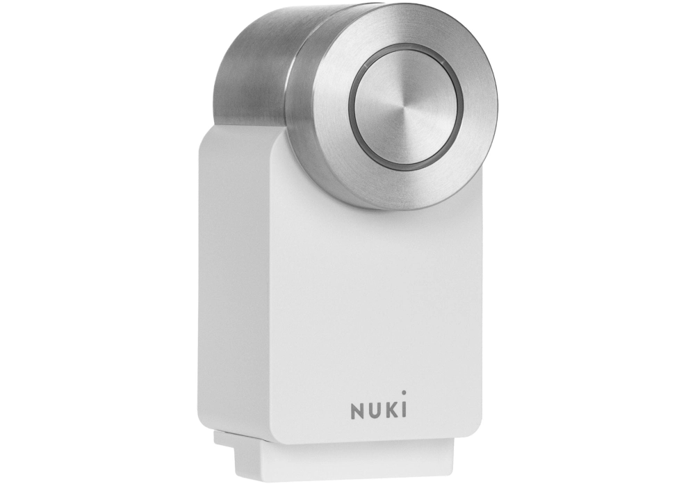 NUKI Contrôleur de porte Cylindre Smart Lock Pro (4e génération) EU, Blanc