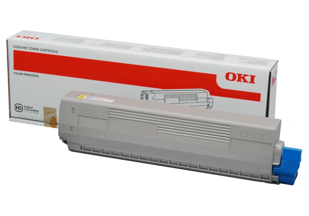 OKI Toner Cartridge - C833/843 - High Capacity - Yellow 